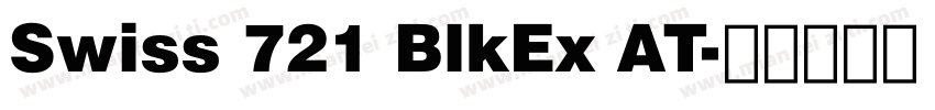 Swiss 721 BlkEx AT字体转换